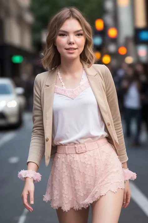 DEN_alisya_soa,
walking down Hollywood boulevard, a busy street scene, public, bustling, crowds, wearing a skirt and blazer,
bokeh, f1.4, 40mm, photorealistic, raw, 8k, textured skin, skin pores, intricate details <lora:epi_noiseoffset2:1>, epiCRealism, <lora:ClothingAdjuster3:-0.8>