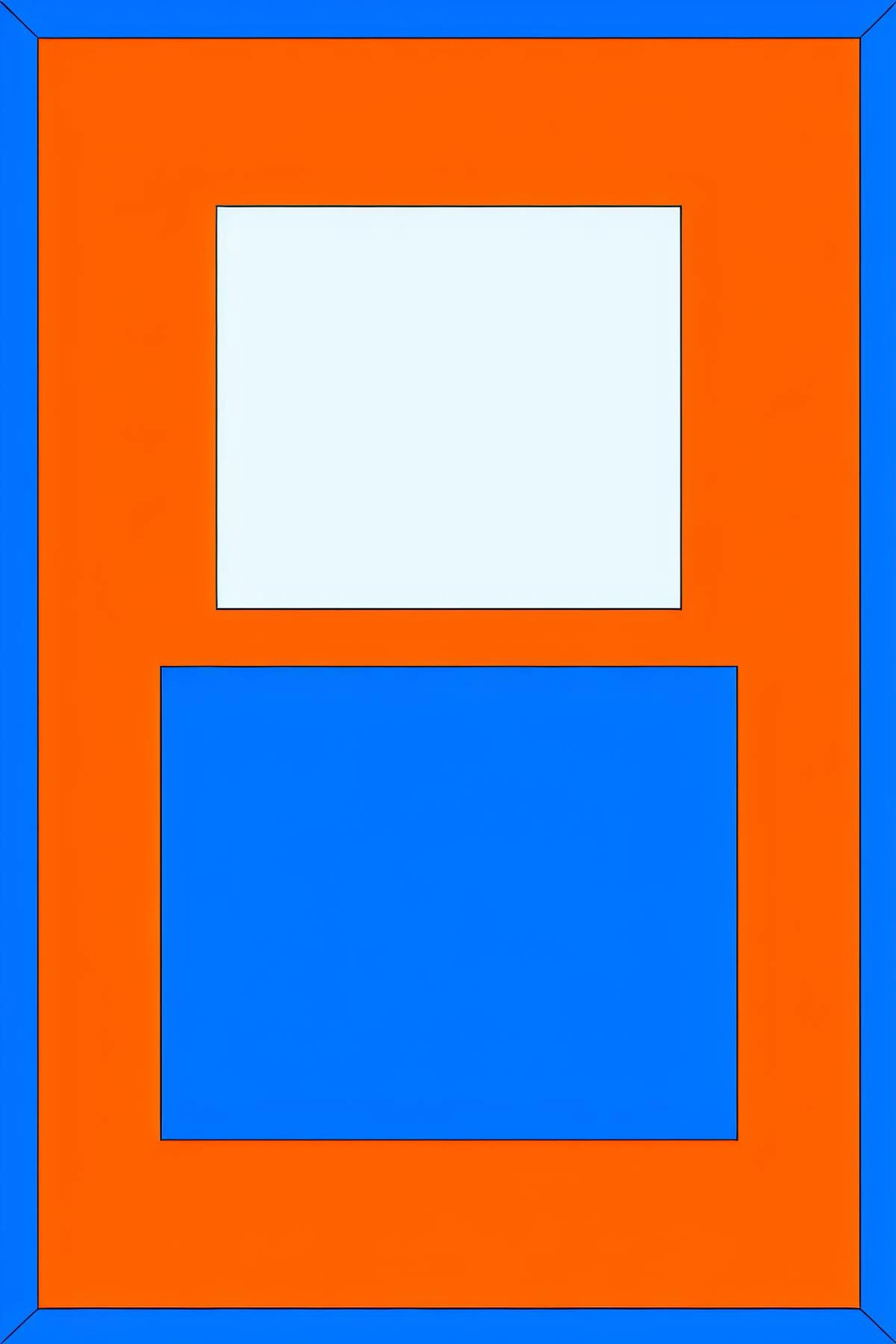 [professional::0.3][intricate:0.3:0.7][digital:0.7]-photography, powder blue square, orange border,<lora:geometrics:1>, picture-perfect