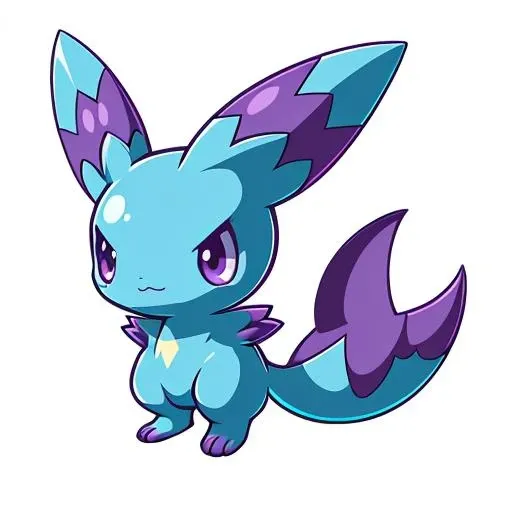 pokemon,game icon institute, game icon, white background, solo, full body, purple eyes, <lora:game icon institute_Qkagw_v1:0.9>, best quality, UHD, ccurate, award winning, super detail, 4K