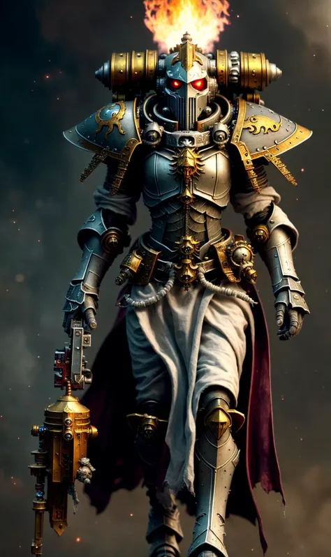nixie, warhammer 40k, space marine, intricate ornamented, Smoke Gray Aluminum Beige armor, adepta sororitas, dynamic posture, Alpine desert landscape background, volumetric cinematic lighting, (highly detailed skull:0.8), <lora:WH40KSisters_V2rank8:0.7>, realistic reflections, cinematic composition
