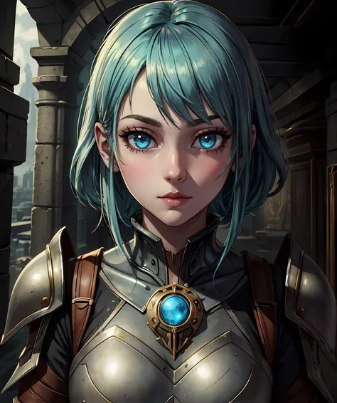 (masterpiece, best quality, HDR:1.2), 1 slender girl, beautiful face, detailed face, dwemertech, armor, <lora:DwemerTech:0.6>, fantastic background, aqua hair, <lora:GoodHands-beta2:1>, <lora:more_details:0.25>
