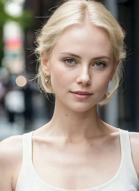 photo of sks woman, pale skin, working class in new york city, upper body, detailed skin, 20 megapixel, canon eos r3, detailed skin, detailed, detailed face, <lora:lora_charlize_v1_from_v1_160:1>