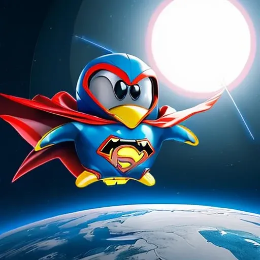 professional 3d model (Amazing Cartoon Artwork:1.4) of (Realistic:1.35),(Surreal:1.3), eerie, (in a fierce battle:1.25), (a (penguin in a superhero outfit:1.2) flying over the battle:1.3), (late at night:1.2), 4k, 8k, uhd, ultra detailed, ray tracing, global illumination, rendered as masterpiece, (by Artist Artgerm:1.3),(by Artist Jovana Rikalo:1.3),(by Artist Loish:1.3),(Photorealism:1.35),(CGI Art:1.45),(Digital Art:1.3) <lora:Tuxiffusion-08:1> . octane render, highly detailed, volumetric, dramatic lighting