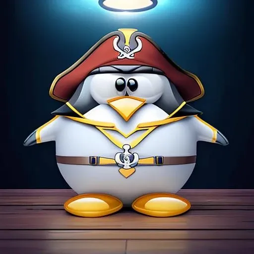 professional 3d model (Amazing Cartoon Artwork:1.4) of (Realistic:1.35),(Surreal:1.3), eerie, (on a boat:1.25), (a (penguin is the captain:1.2) pirate:1.3), (late at night:1.2), 4k, 8k, uhd, ultra detailed, ray tracing, global illumination, rendered as masterpiece, (by Artist Artgerm:1.3),(by Artist Jovana Rikalo:1.3),(by Artist Loish:1.3),(Photorealism:1.35),(CGI Art:1.45),(Digital Art:1.3) <lora:Tuxiffusion-08:1> . octane render, highly detailed, volumetric, dramatic lighting