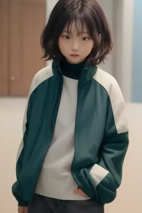 <lora:Squid Saebyeok:0.8>, a phto of saebyeok, (1girl), (best quality), (masterpiece), (high resolution), (intricate details), (photorealistic), (cinematic light)
solo,jacket,blurry background,realistic, solo, realistic, 1girl, shirt, jacket, v, portrait, double v, blurry, black hair, short hair, simple background, brown hair, multiple boys, plaid shirt, teeth, closed mouth, open jacket, green jacket, lips, looking at viewer, parted lips, male focus, white shirt, blurry background, blue eyes, 1boy, open clothes, blue jacket, smile, messy hair, black eyes, track jacket, freckles, looking back, upper body, orange background, long sleeves, yellow background, nose, bangs, pants, turtleneck, indoors, close-up, solo focus, open mouth, plaid, looking up, outdoors, depth of field, looking to the side, brown eyes, black shirt, blue hair, looking away, print shirt, jewelry, white background, striped shirt, earrings, mole, reference inset, day, sun shining, shiny skin, sun flare
(27 years old), (NO 067)