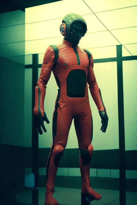 Cybernetic dojo, martial artists enhanced with tech, holographic sparring partners, neural combat simulations, warriors honing skills in a realm of data-driven battle. , beyond_the_black_rainbow