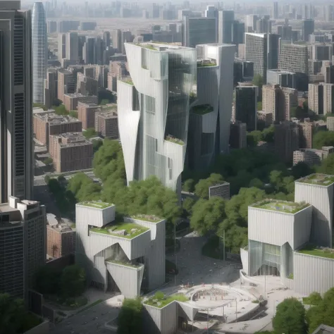 building,Best quality,Architectural photography,photo realistic, hyperrealistic, super detailed,8k,skyscraper,street, cinematic photography, ultra detailed, highly detailed, hyper detail, hyper realistic, photorealistic, cinematic, rendering,archdaily, 500px, archdaily, designboom,clean sky,40mm,grass,clean glass,