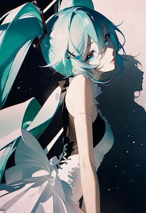 by rella, <lora:Rella:0,
break
hatsune_miku, 
break
beautiful, aesthetic, detailed, beautiful color,
break
amazing quality, best quality, high quality,