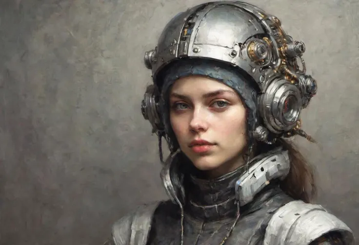 Baroque portrait of the girl wearing a cybernetic helmet, futuristic cyberpunk, single person,
rembrandt lighting, photorealistic, high details