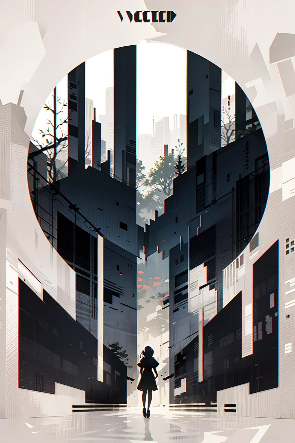 (vector art, iIllustration,perfect detail,ultra high res,:1.45), printmaking art,masterpiece,
building,landscape,behance,single color,abstract art,
black and white,
Item,complex details,symmetry art,trees,(minimalist style:1.3), <lora:XSArchi_125:1>