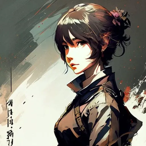 (samdoesart:1.1) (dreamlikeart:1) full body portrait of a beautiful young lady, short hair, (medieval:1.2), masterpiece, intense shadows, ambient light, illustration, (thick outlines:1.2), cartoon, highres, drawn by Inoue Takehiko, (Yoji Shinkawa:0.9), Jakub Rozalski, (kuvshinov:1)