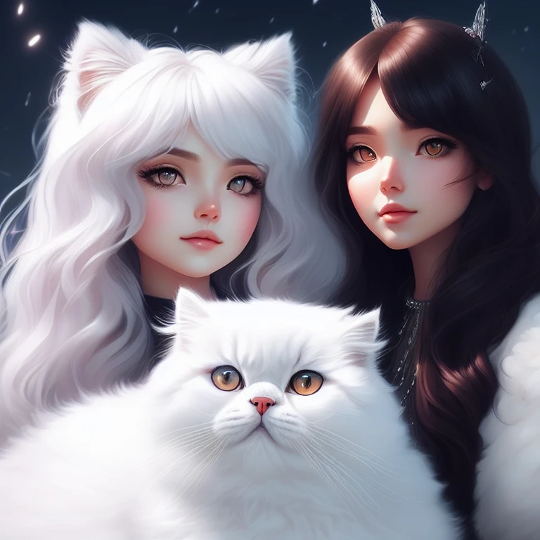 beautiful girl with a giant fluffy white persian cat, detailed face and body, elegant, detailed eyes,
dreamlikeart
samdoesart
kuvshinov