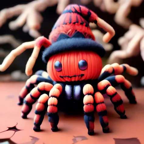 <lora:xmas_tarantula_amigurumi_001:1>tarantula