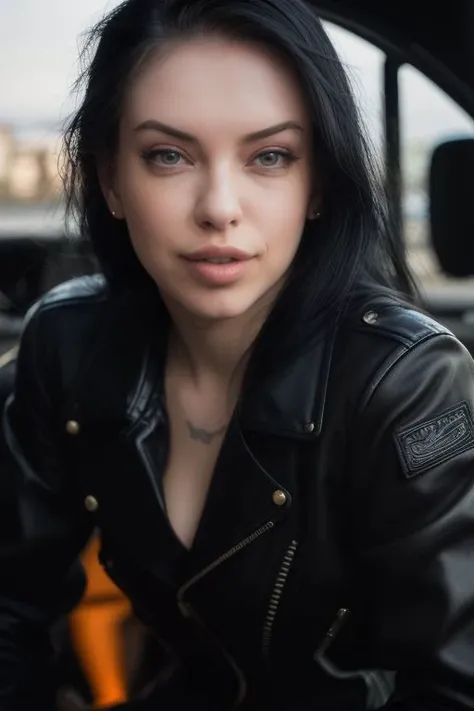 DEN_rubyalexia_SG,
(riding a motorcycle:1.2) wearing (motorbike leathers:1.2), (riding a motorbike:1.2), (driving a motorbike:1.2), (motorcycle:1.1), traffic, leather trousers, leather jacket, motorcycle boots, leather gloves,
bokeh, f1.4, 40mm, photorealistic, raw, 8k, textured skin, skin pores, intricate details <lora:epi_noiseoffset2:1>, epiCRealism, <lora:ClothingAdjuster3:-0.8>