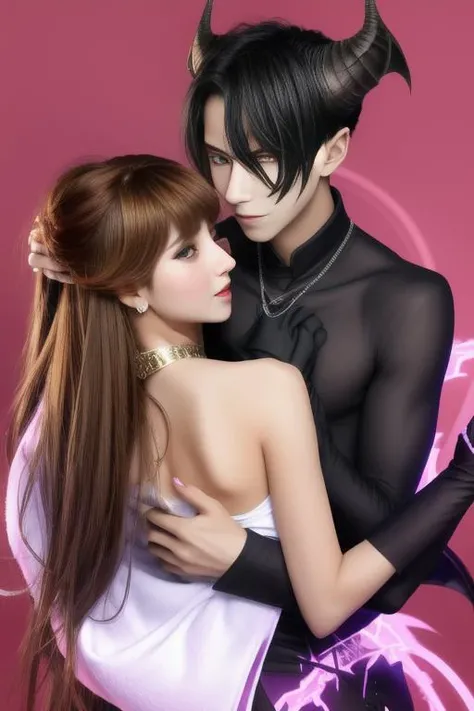 1 girl, 1 boy, embracing
BREAK
attractive, innocent young woman,
BREAK
<lora:IncubusCh:1> IncubusCh, demon boy