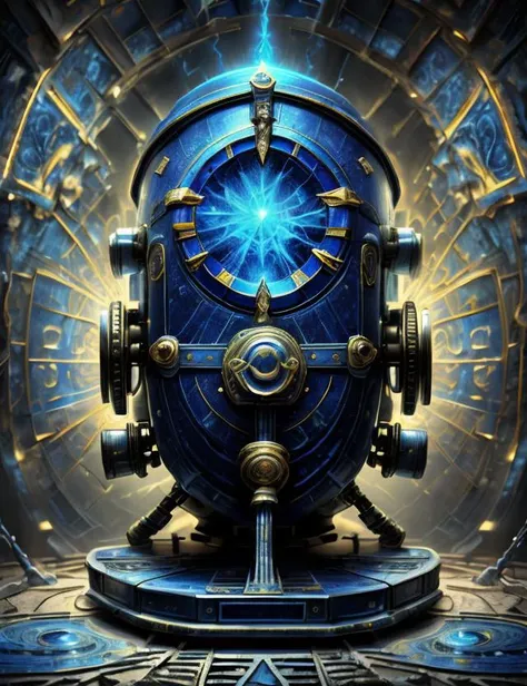 ((best quality)), ((masterpiece)), ((realistic,digital art)), (hyper detailed), Dj1nnm4g1c Cement Mixer, Chiseled Patterns,Geometric Patterns,Configurable Modules,Joysticks,Outlets,Safety Gloves, Lined, Lustrous, , fantasy, magic, whimsical, fairytale, octane rendering, raytracing, volumetric lighting, Backlit,Rim Lighting, 8K, HDR, <lora:Dj1nnm4g1c-000008:1>