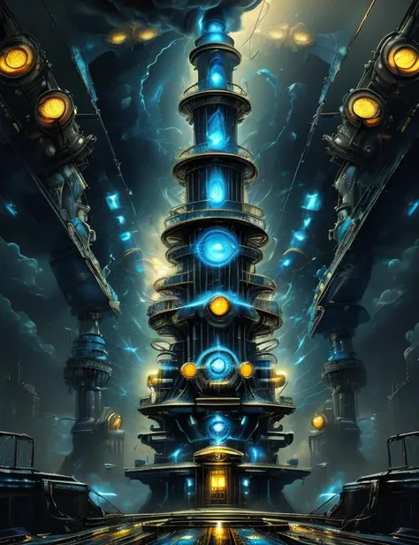 ((best quality)), ((masterpiece)), ((realistic,digital art)), (hyper detailed), Dj1nnm4g1c  Bathysphere (BioShock), Twin Exhaust Tips,   Fender Flares,  Rubber, High-tech,  , octane rendering, raytracing, volumetric lighting, Backlit,Rim Lighting, 8K, HDR,  <lora:Dj1nnm4g1c-000008:1>