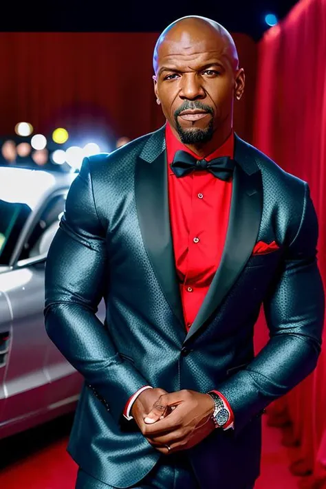 photo of (TCr3ws-350:1), a men as a star, (portrait:1.2), (half body:1.2),(face focus:1), modelshoot style, (extremely detailed CG unity 8k wallpaper), Intricate, High Detail, Sharp focus, dramatic,photorealistic painting art by midjourney and greg rutkowski , ((movieiere gala)), ((standing on the red carpet)), ((paparazzi in the background)), (looking at viewer), (detailed pupils:1.2), (elegant suit:1.3)