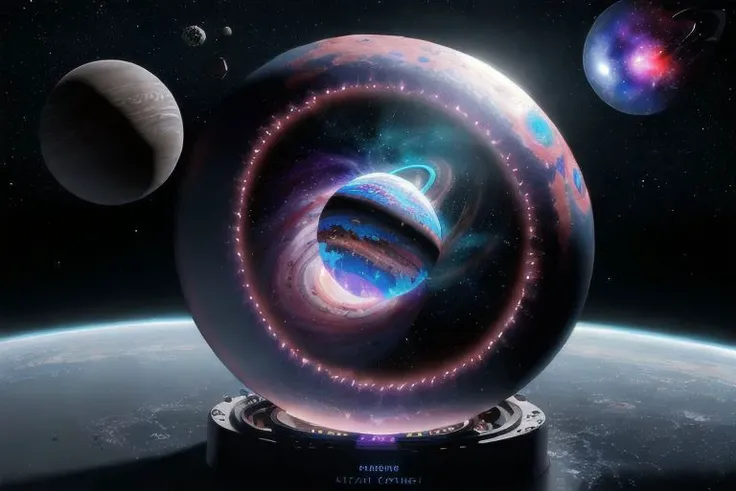 Cosmic Carnage: Illustrate an otherworldly scene of destruction with a massive cosmic entity devouring planets, radiating chaotic energy, and heralding the apocalypse. Incorporate intricate details and vibrant, contrasting colors ,pen drawn, extreme detail, watercolor,, extreme detail, fill frame completely, full color, 32k UHD , hyper realistic , raytracing, DLSS 3.5, photo real, 35mm, hyper detail, 32k render, raytracing,