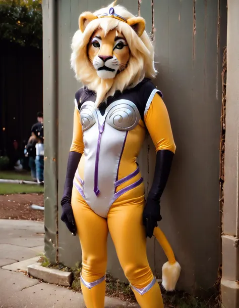 score_9, score_8_up, score_7_up, score_6_up, score_5_up, score_4_up, source_anime, , FurryCos, Lion, cosplay, costume, realistic