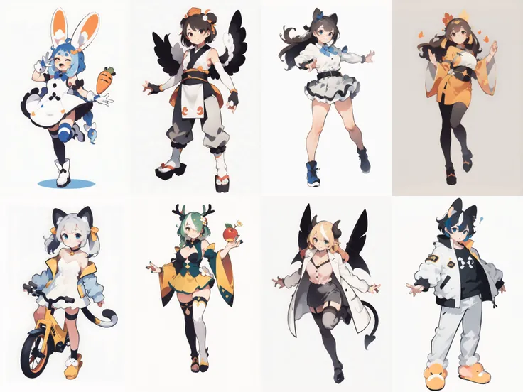 (__devilkkw/emoji/emoji__:1.5),__Vtuber_Character_Design__,full body,detailed face,dynamic pose,looking at viewer,white background,<lora:depth02:1.2>