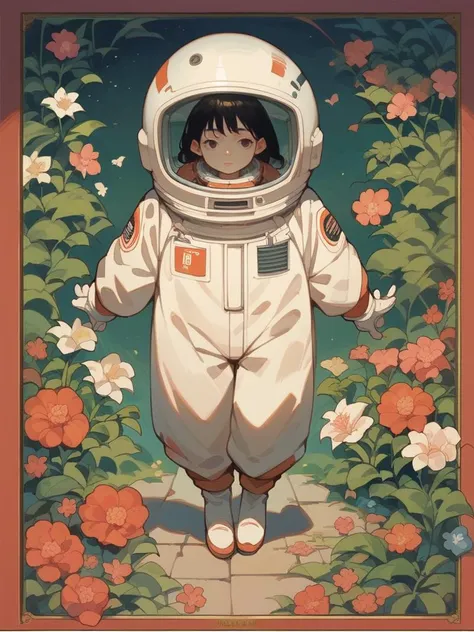 score_9,score_8_up,score_7_up,source_anime,1girl,<lora:nostalgic_east:1>,flower,astronaut,full body,expressionless,