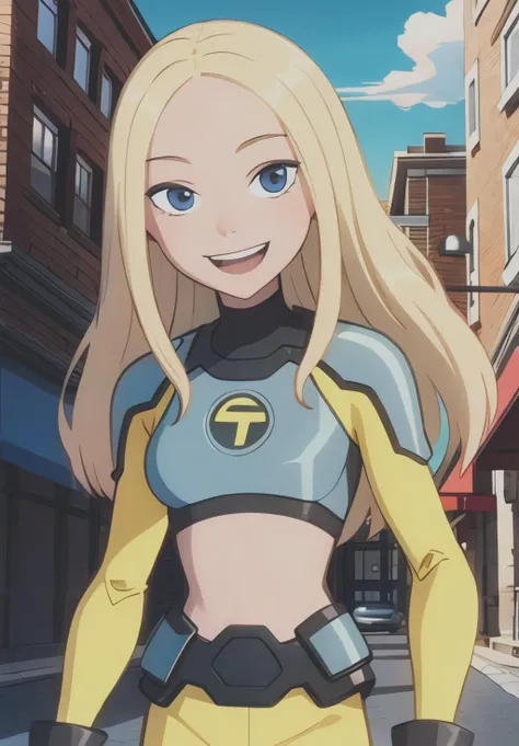 <lora:Teen_Titans:0.6>,Terra,smile,