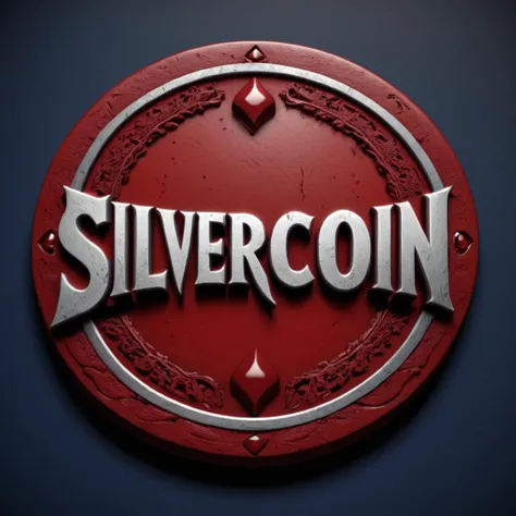 "SilvercoiN" text logo <lora:Harrologos_V1.0:1>; BREAK, crimson, text color, blood-red accent color, indigo background color, Ambient Occlusion, Trending on Artstation, ,highres,absurd res,incredibly absurdres,huge filesize,wallpaper, (by bloney), (blender \(software\)), (digital media \(artwork\)), (3d \(artwork\))