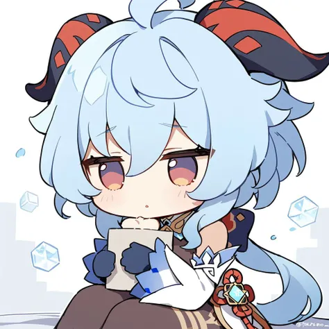 <lora:fumo3>,
chibi,solo,
masterpiece,best quality,
fumo,
1girl,ganyu \(genshin impact\),genshin impact,