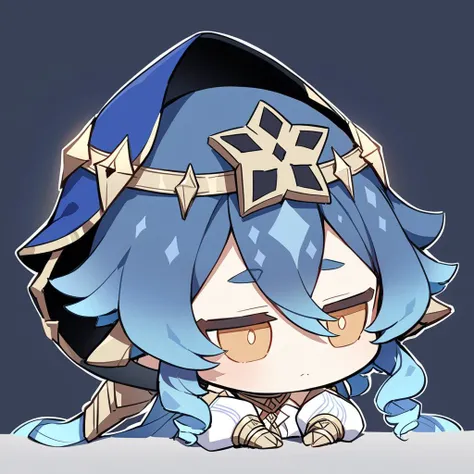 <lora:fumo3>,
chibi,solo,
masterpiece,best quality,
fumo,
1girl, layla \(genshin impact\), genshin impact