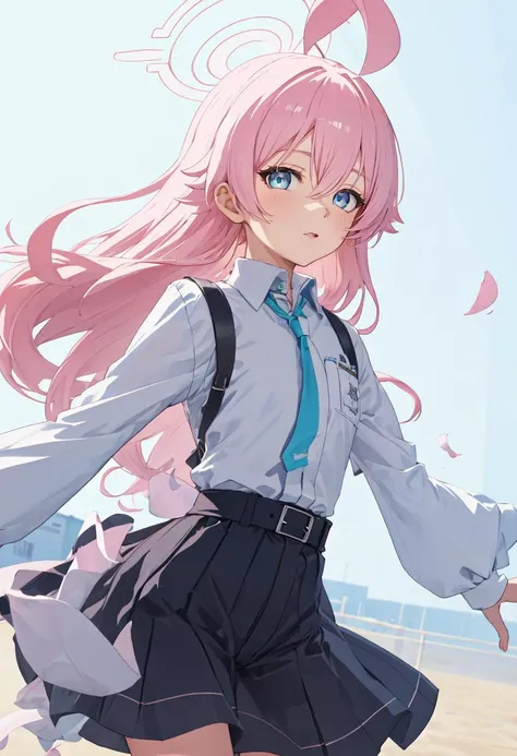 (safe:1.10), best quality, masterpiece, highres, solo, (hoshino_bluearchive:1.10), jumping, cowboy shot, looking at viewer, 31 <lora:hoshino_bluearchive:0.80>