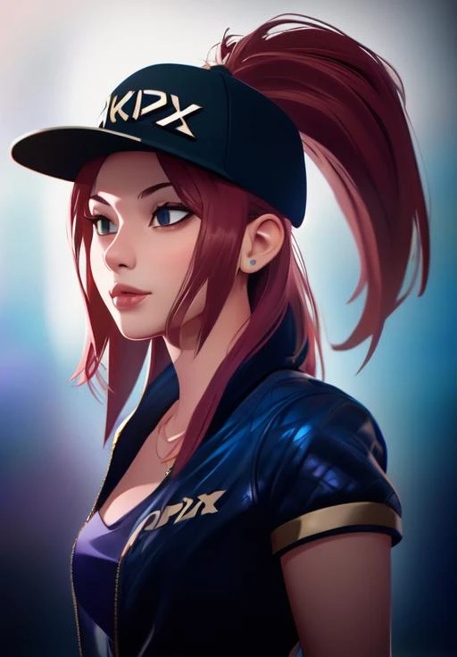 <lora:kda_Akali:0.8>, kda_Akali, portrait, upper body, smirk, (acclaimed, alluring, captivating, exciting, gorgeous, striking:1.3), seductive, (trending on CGSociety, trending on pixiv, contest winner:1.3)