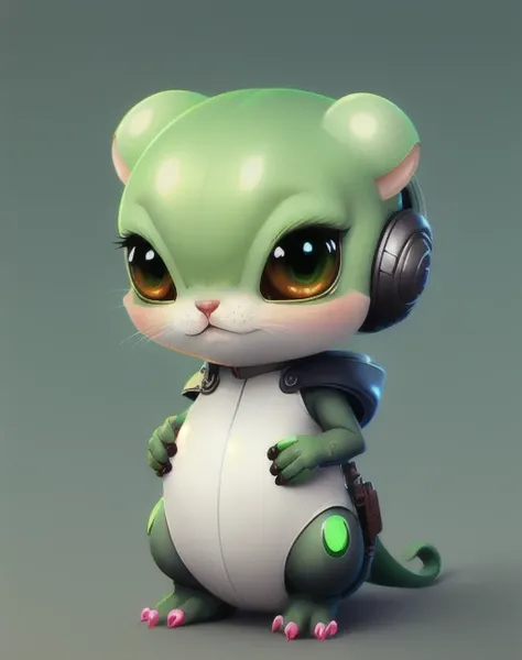 cute alien digital art, trending artstation <lora:RichVIPLora_SD1.5:1>