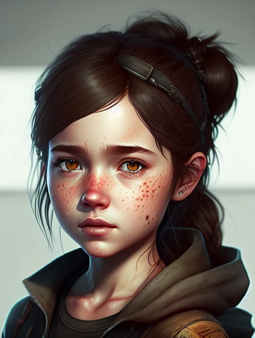 dreamlikeart, cute ellie from the last of us, detailed , trending on arstation, digital art <lora:RichVIPLora_SD1.5:1>