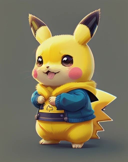cute pikachu, digital art, trending artstation <lora:RichVIPLora_SD1.5:1>