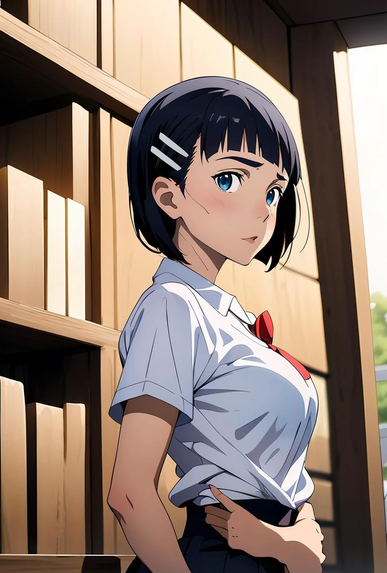 (masterpiece, best quality), 1girl, <lora:1728499186132141194 (1):0.8> (h-suguha)