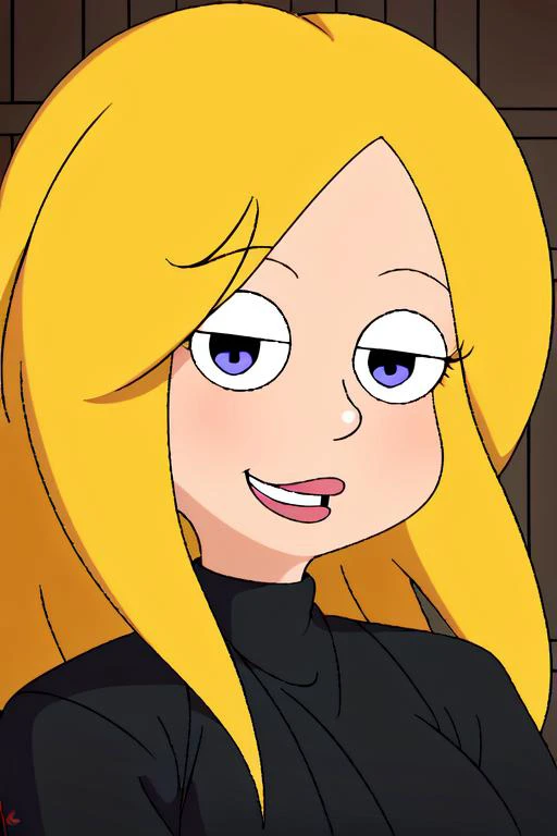 fully dressed, <lora:ad-combined:0.8> , solo, fully dressed, fsad with long blonde hair posing for a head and shoulders glamor shot, beautiful face, white eyes, black pupils, one pupil per eye