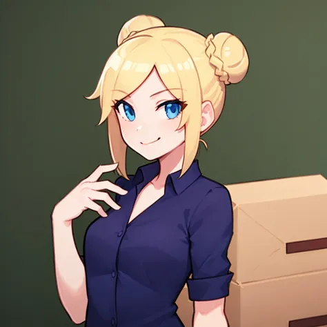 (masterpiece), (Highest quality), One Girl,Sexy Doll, Very short stature,Bitch Style, Dynamic Views, Cinematic, HD quality, Barbie, blue eyes, blonde,Ponytail Hairstyles,teenager,Very large ,Small hips,Thin thighs、Completely naked、 sternly、Sexiest,Cheeky Smile,Strike a sexy pose amongst a pile of boxes in a warehouse,Bruises and gestures,Accurate and detailed female fingers,