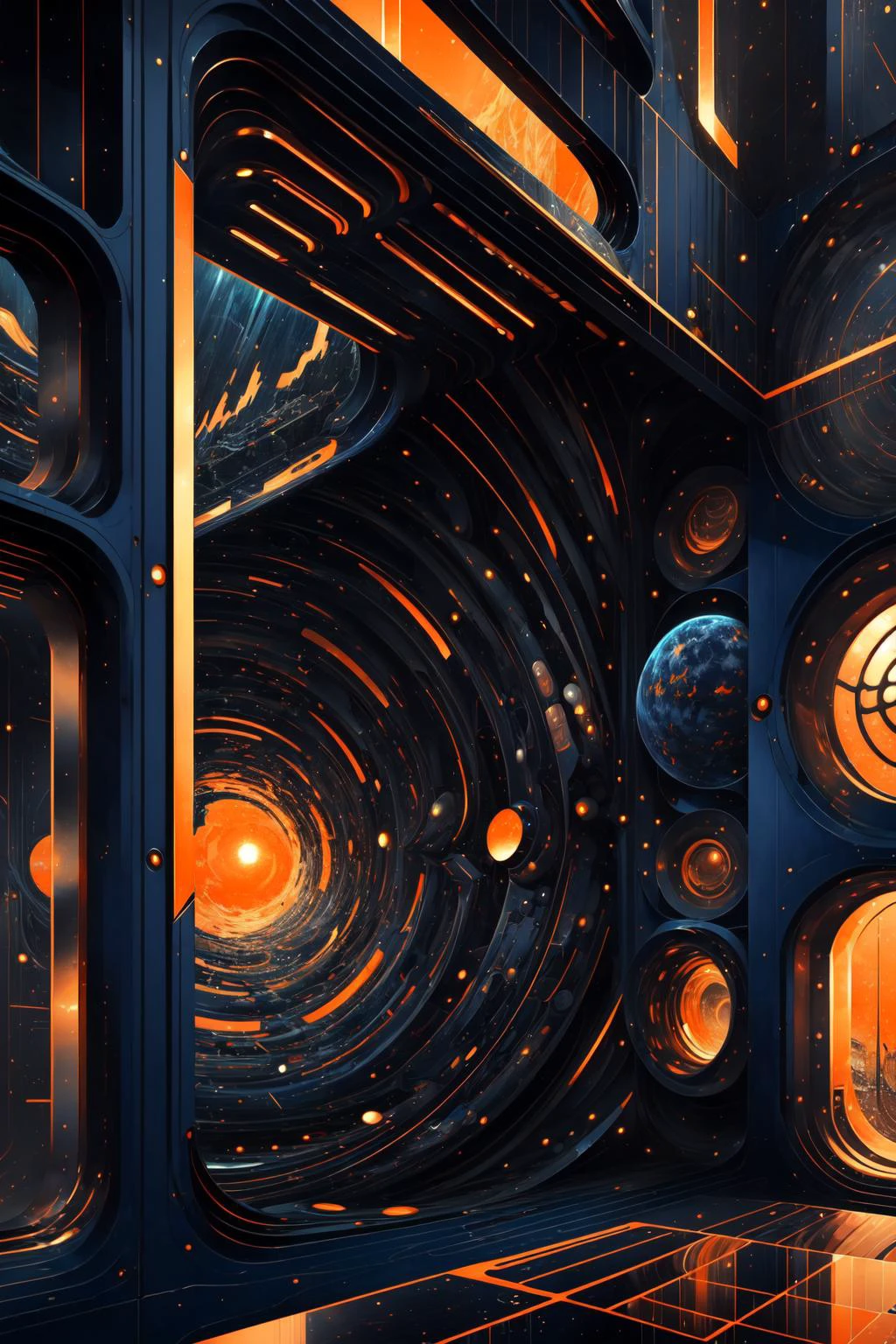 (cottagebore), (geometric:1.2), futurism, impressionist, detailed, majestic, breathtaking, (suggestive:1.3),(depressing:1.3), (cute:1.2), enticing, (irresistible:1.3), disturbing, fascinating, (magnetic:1.2), (navy:1.4), (orange:1.3), (ruby)