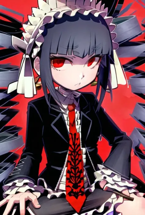 <lora:CelestiaDG:1>, CelestiaDG, 1girl, solo, jewelry, frills, upper body, necktie, long sleeves, looking at viewer, shirt, black jacket, jacket, closed mouth, <lora:HakikaStyle:1>, HakikaStyle,