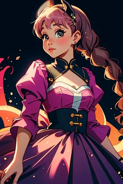((Best quality)), ((masterpiece)), ((realistic)), (highly intricate details), (ariana grande:1.4), very beautiful woman, vibrant digital illustration, flowing lines, vibrant colors, dreamlike, fantasy, background in traditional art, short hair, fishtail braid, ash brown, BREAK,
Atmosphere: a cool day at the park.