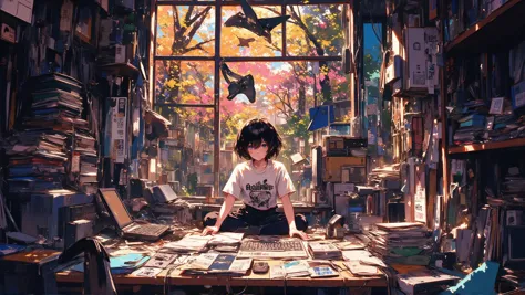 the thoughts fall down on the keyboard like a shower of disorganised ideas and fill the screen with the most diverse images that move feelings and emotions, making some people think and others smile. the world is doomedâââ