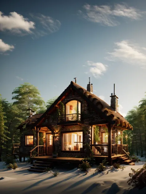 1 cottage, cinsdia, <lora:Biochemical:1>, <lora:add_detail:0.4>