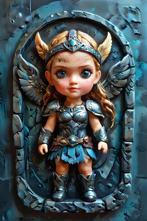 best quality, masterpiece, cute valkyrie with heroic courage, intricate details, whimsical, magical, <lora:artfullyENGRAVED_SDXL_V1:0.8>