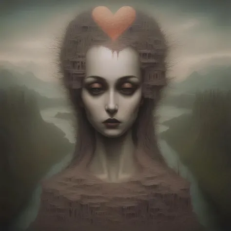 {(inside of the heart of someone damned, someone with nothing to offer, and full of sins, a soul that walks with no reason to it)}, (best quality {damned landscape} masterpiece:1.5)}, (ultra detailed background, ultra detailed scenery:1.5, (UHD:1.5), {aesthetic + beautiful + harmonic}, {(symmetrical intricate wasted details + sharpen symmetrical wasted details)},surreal,lowbrow art style, <lora:LowBrowXL:1>