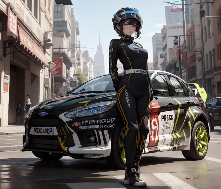 masterpiece,best quality,ford-feista,vehicle focus,
solo,1girl,autoracer costume,holding helmet,(standing next to car:1.2),
<lyco:ford-feista_v10:0.75>