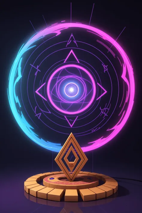 futuristic, Nether Portal, portal, warp, stargate, gateway, purple glow, vortex, glowing runes, symbols, no humans, (3d, 4k, 8k, rendered in blender)