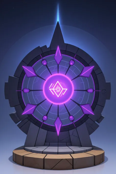 digital art wallpaper, Nether Portal, portal, warp, stargate, gateway, purple glow, vortex, glowing runes, symbols, no humans, (3d, 4k, 8k, rendered in blender)