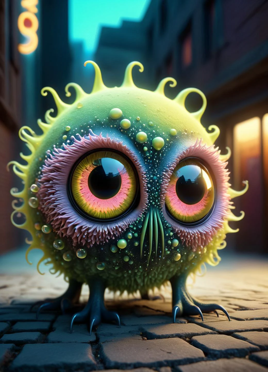 <lora:DonMP4ste11F41ryT4l3XL:0.6> DonMP4ste11F41ryT4l3XL <lora:hp_lovecraft_XL:0.4> hp_lovecraft_style <lora:blacklight_makeup_v2XL:0.66> blacklight makeup, subsurface scattering, Photorealistic, Hyperrealistic, analog style, realistic, film photography, soft lighting, heavy shadow