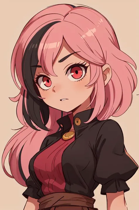 masterpiece,best quality,upper body,1girl,small breasts,sepia,canvas \(medium\),fake scrollbar,pink hair,multicolored eyes,envy,rotated
Negative prompt: lowres, bad anatomy, bad hands, text, error, missing fingers, extra digit, fewer digits, cropped, worst quality, low quality, normal quality, jpeg artifacts, signature, watermark, username, blurry,nsfw,
Steps: 20, Sampler: DPM++ 2M, CFG scale: 5, Seed: 2594769559, Size: 512x768, 